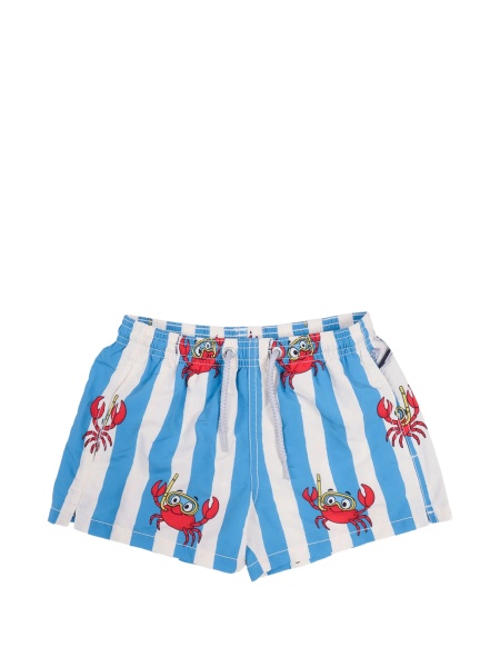 Pantaloni scurti Mc2 Saint Barth albastri