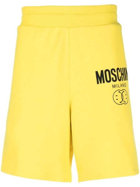 Pantaloni scurti Moschino galbeni