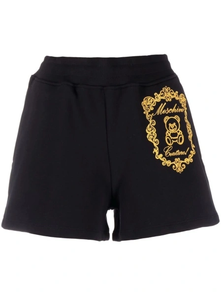 Pantaloni scurti Moschino negri