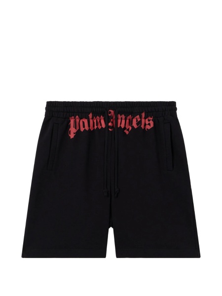 Pantaloni scurti Palm Angels negri