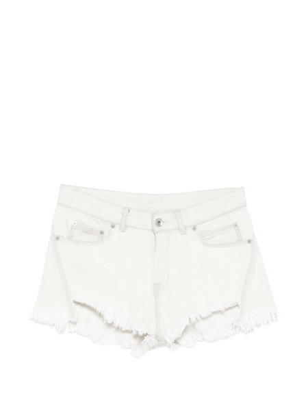 Pantaloni scurti Rick Owens neutri din bumbac