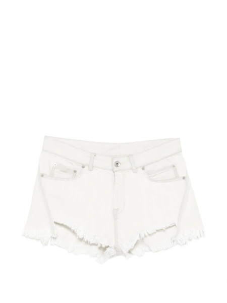 Pantaloni scurti Rick Owens neutri din bumbac
