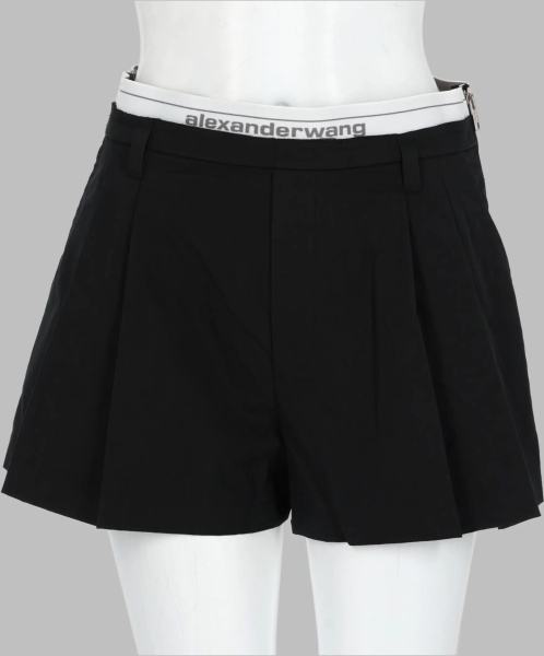 Pantaloni Shorts Con Elastico Logato