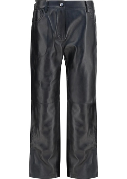 Pantaloni Straight-leg leather Pants