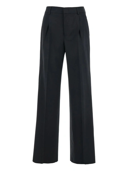 Pantaloni talie inalta PT TORINO negri