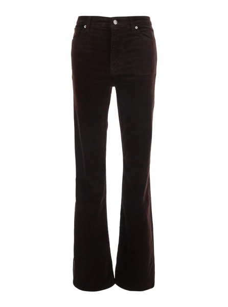 Pantaloni 'The Corduroy Reboot' brown Pants with flared leg in corduroy for women