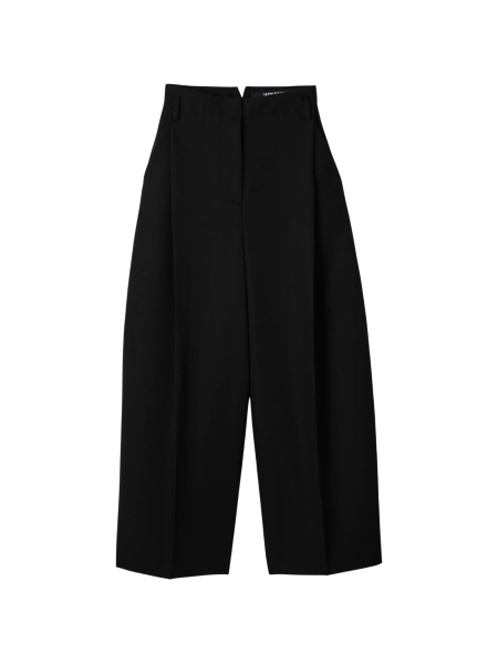 Pantaloni trei sferturi JACQUEMUS negri