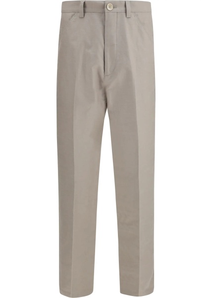 Pantaloni Trousers tailored in cotton with belt loops