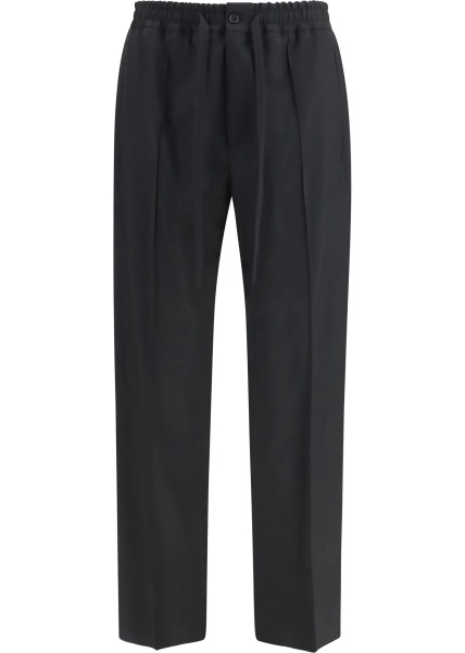 Pantaloni VLogo embroidered cotton gabardine Pants