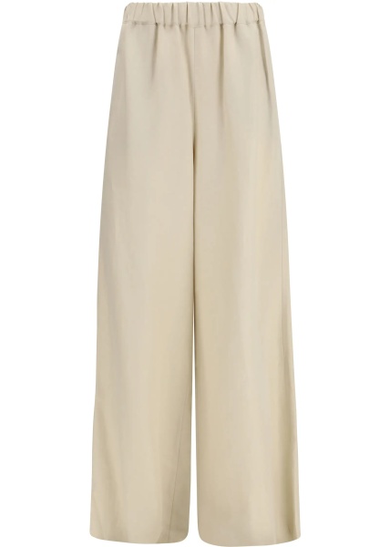 Pantaloni Wide linen and silk Pants