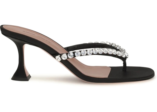 Pantofi Gigi crystal-embellished thong Sandals