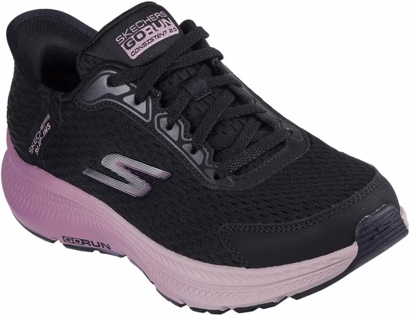 Pantofi Slip ins Go Run Consistent 2.0 Cameroon BlackMauve