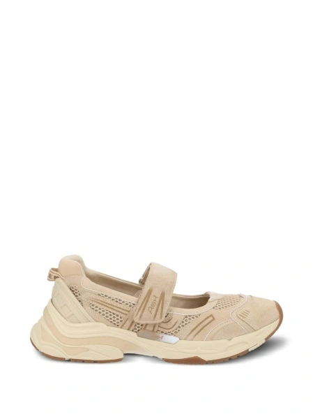 Pantofi slip-on ASH neutri din material textil si poliuretan
