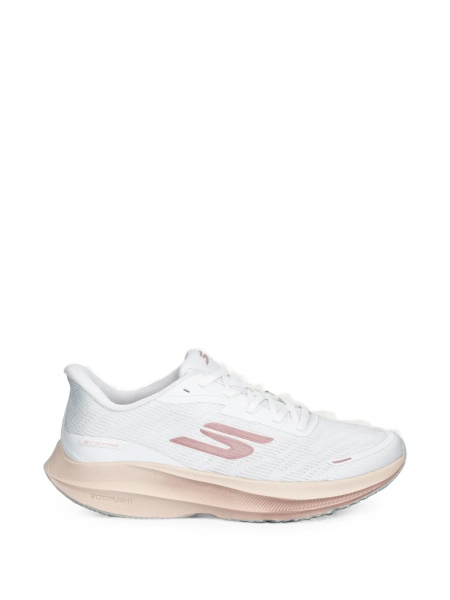 Pantofi slip-on SKECHERS albi din material textil