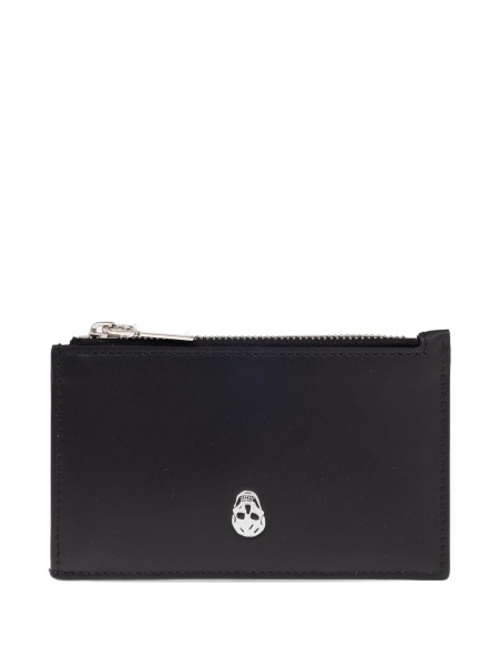 Portofel Alexander McQueen negru din piele