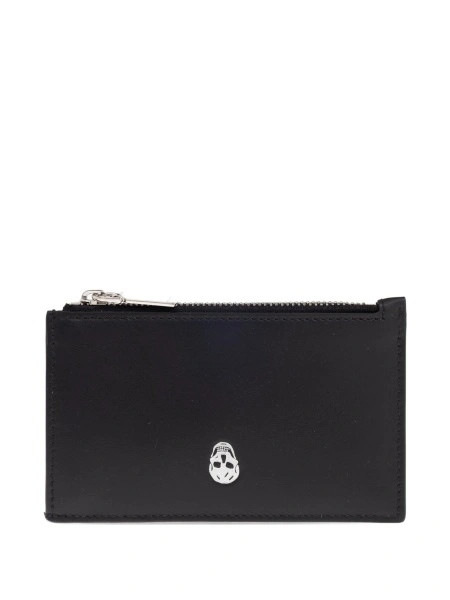 Portofel Alexander McQueen negru din piele