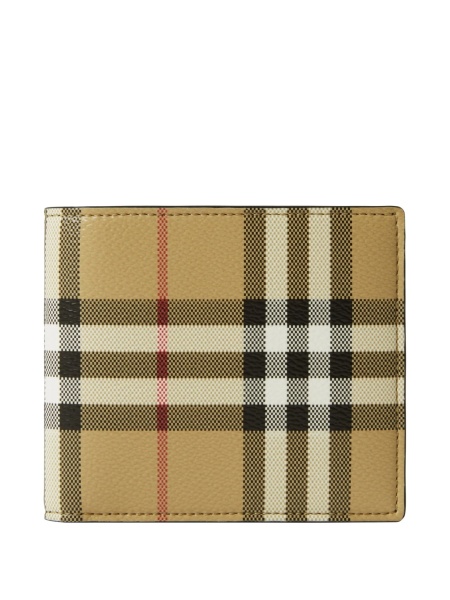 Portofel Burberry neutru din bumbac si polyester