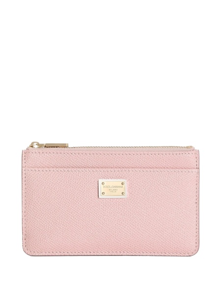 Portofel Dolce & Gabbana roz din piele