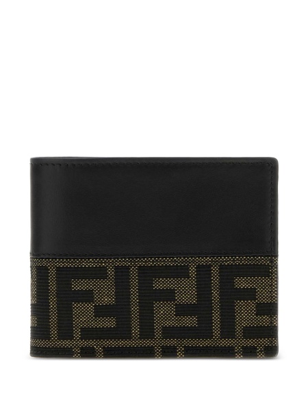 Portofel Fendi negru din piele