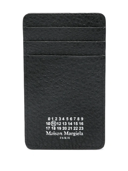 Portofel Maison Margiela negru din piele