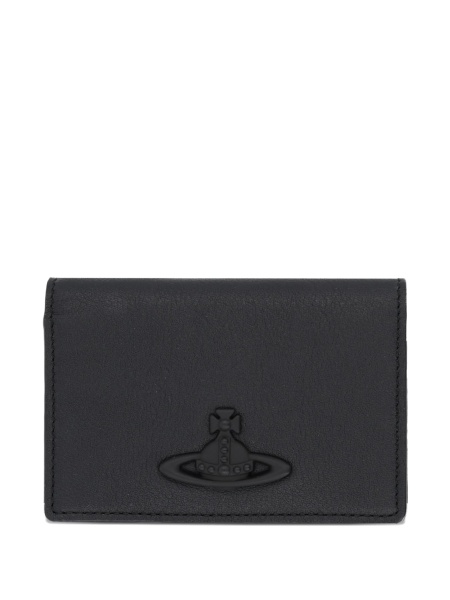 Portofel Vivienne Westwood negru din piele