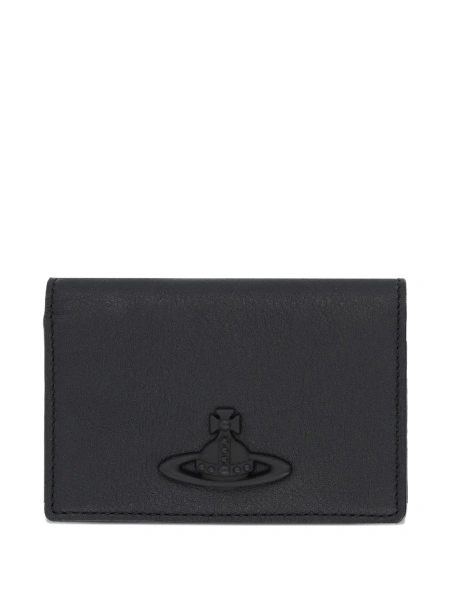 Portofel Vivienne Westwood negru din piele