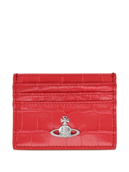 Portofel Vivienne Westwood rosu din piele