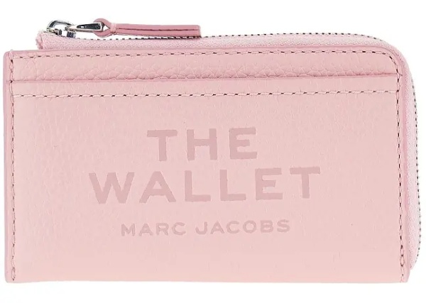 Portofele Grained leather zip wallet