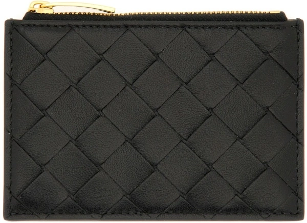 Portofele "Woven" Card Holder With Zipper