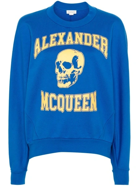Pulover Alexander McQueen albastru