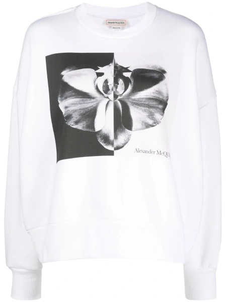 Pulover Alexander McQueen alb