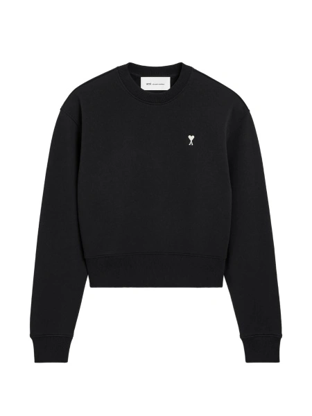 Pulover AMI Paris ami de coeur negru