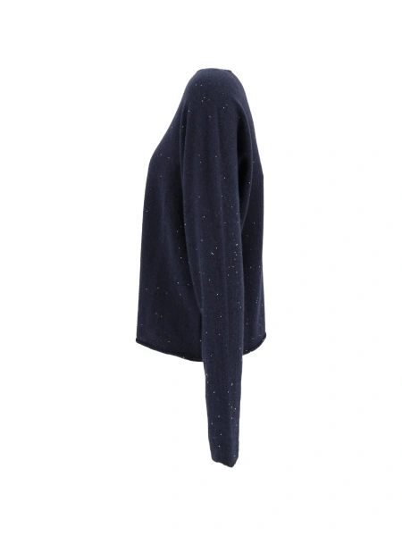 Pulover ANTONELLI FIRENZE albastru din casmir si polyester