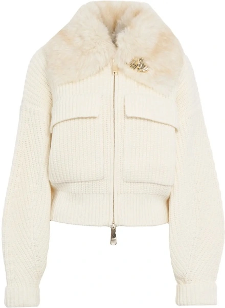 Pulover casual Liu Jo alb