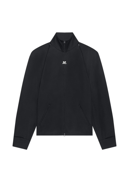 Pulover COURRÈGES negru din polyester