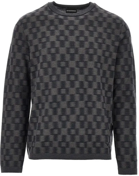 Pulover Emporio Armani multicolor din lana virgina