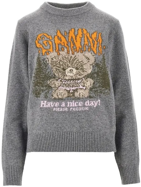 Pulover 'Forest Teddy' wool-blend sweater