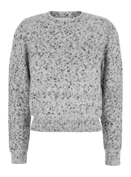 Pulover Isabel Marant gri din lana