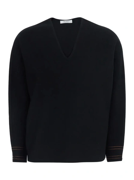 Pulover Max Mara negru din lana