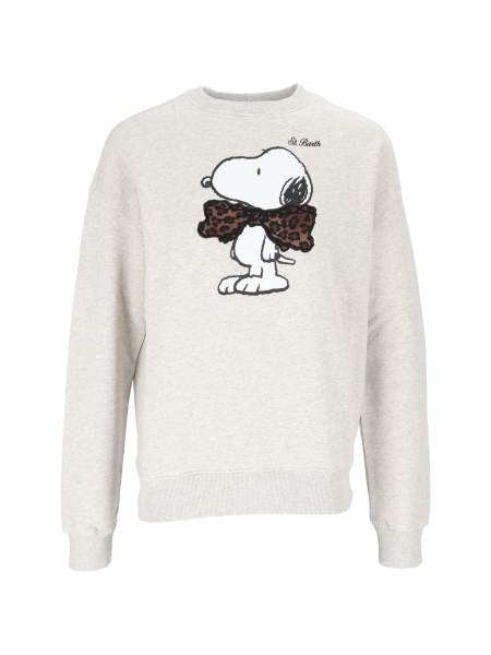 Pulover Mc2 Saint Barth gri din bumbac