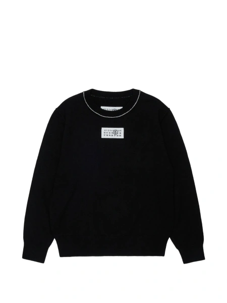 Pulover MM6 Maison Margiela negru