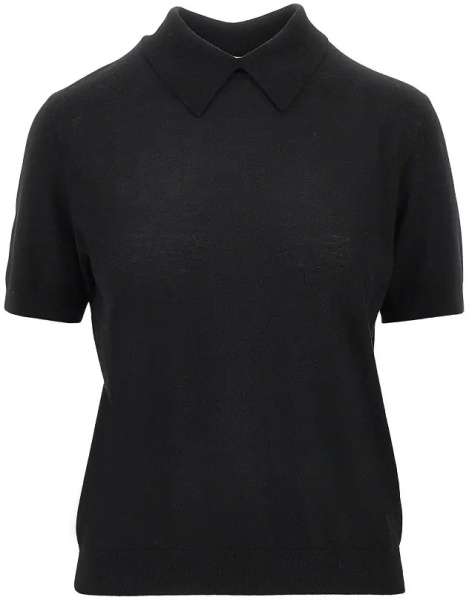 Pulover 'Naara' cashmere knitted polo shirt