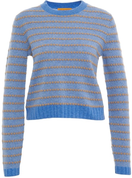 Pulover Sweater 'Pebble Stripe Shrunken Crew'