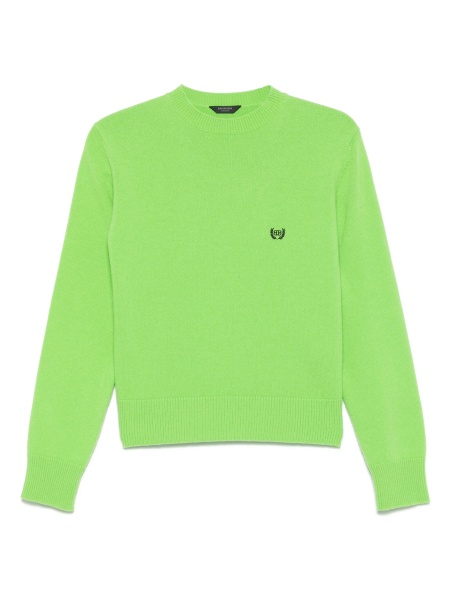 Pulover tricotat Balenciaga verde