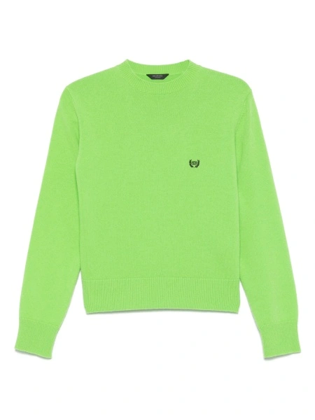 Pulover tricotat Balenciaga verde
