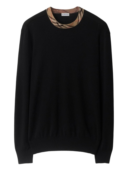 Pulover tricotat Burberry negru