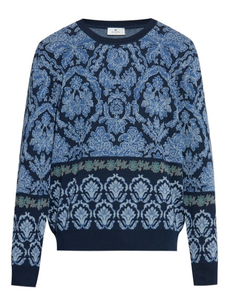Pulover tricotat ETRO albastru