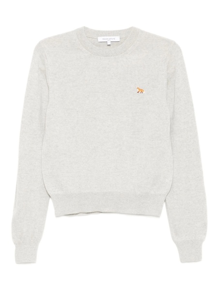 Pulover tricotat MAISON KITSUNÉ gri
