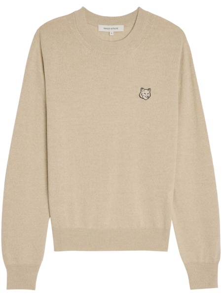Pulover tricotat MAISON KITSUNÉ neutru