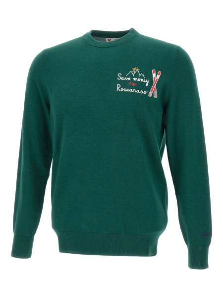 Pulover tricotat Mc2 Saint Barth verde
